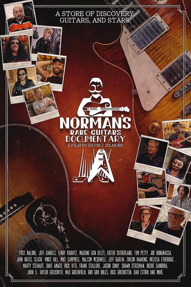 Norman's Rare Guitars Documentary - Plakátok