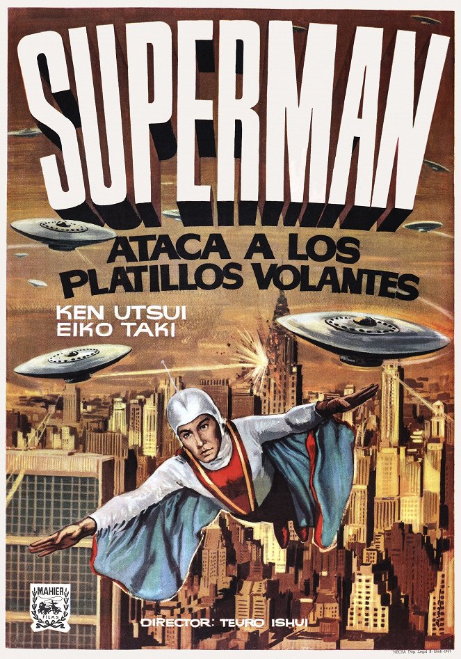 Superman ataca a los platillos volantes - Carteles