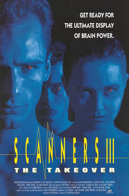 Scanners III: The Takeover - Posters