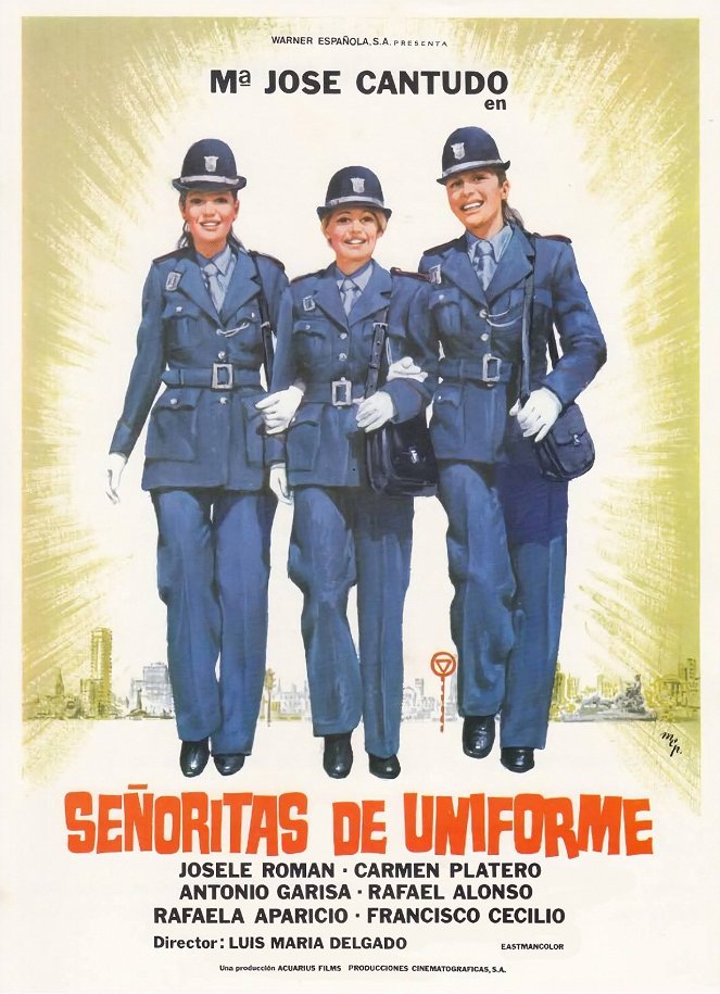 Señoritas de uniforme - Cartazes