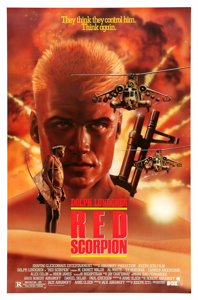 Red scorpion, programado para destruir - Carteles