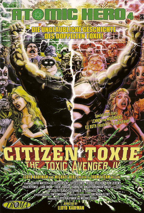 Atomic Hero 4: Citizen Toxie - Plakate