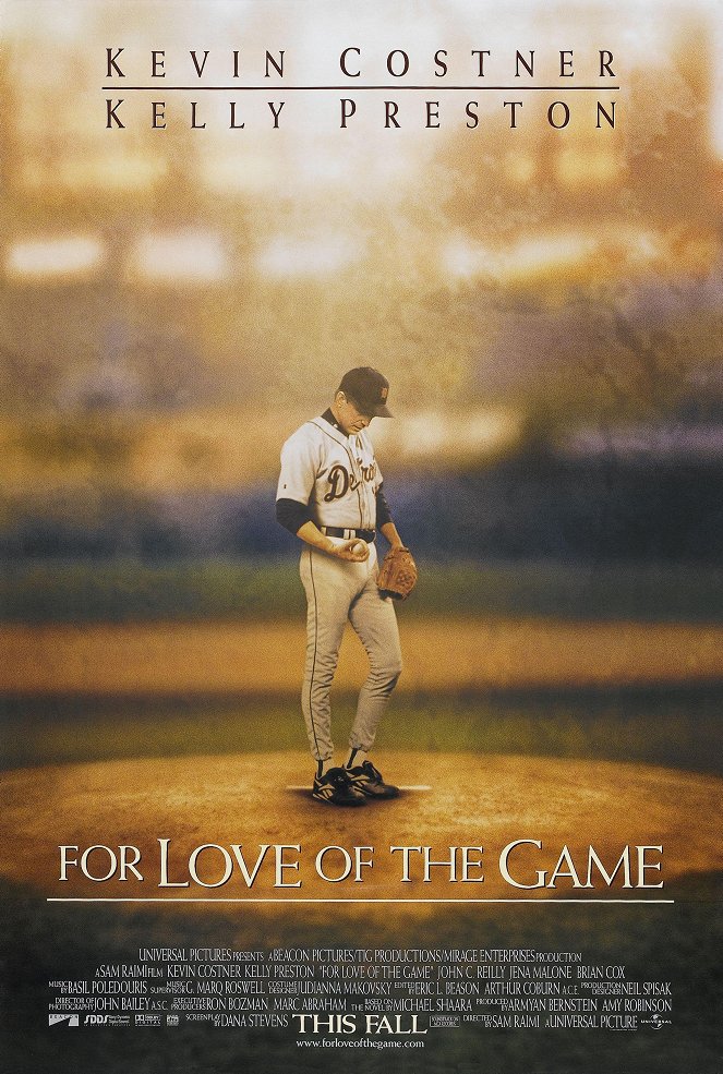 For Love of the Game - Posters