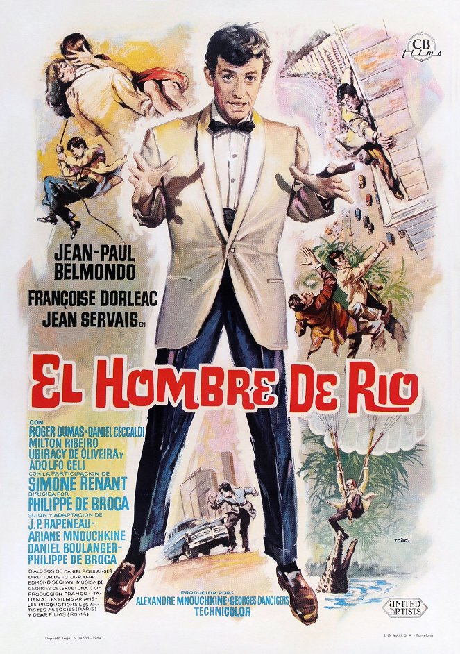 El hombre de Río - Carteles