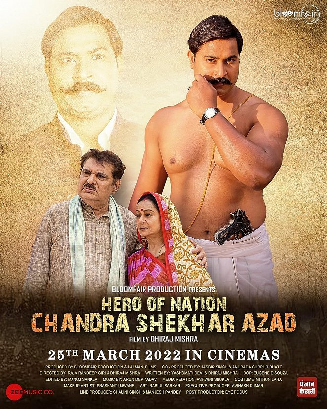 Hero of Nation - Chandra Shekhar Azad - Plakaty