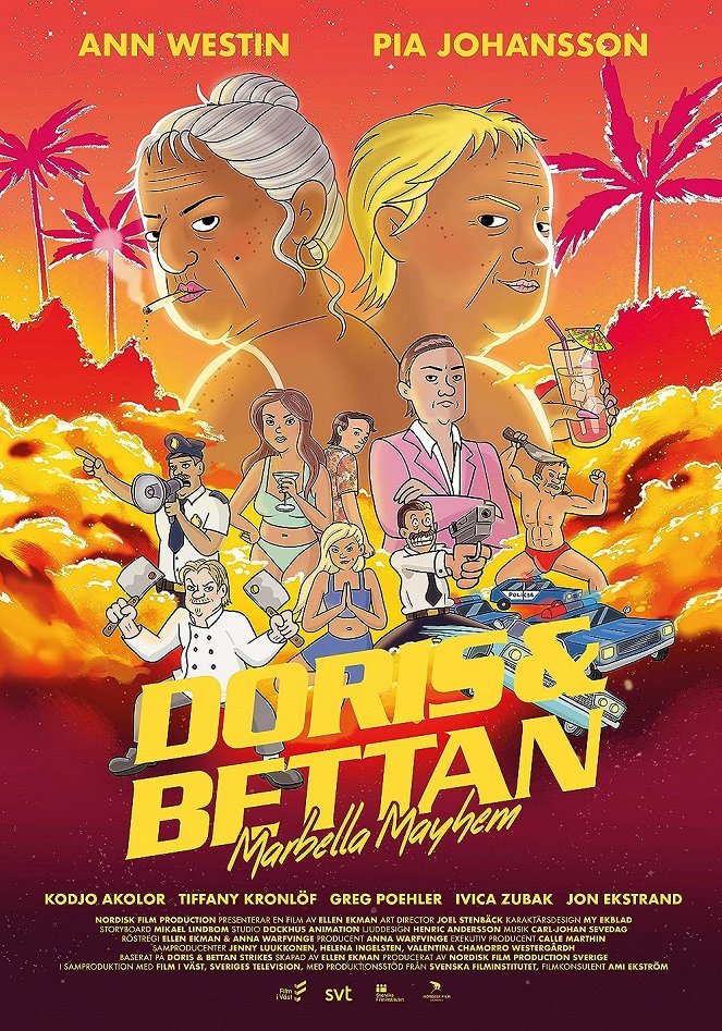 Doris & Bettan - Marbella Mayhem - Plakate
