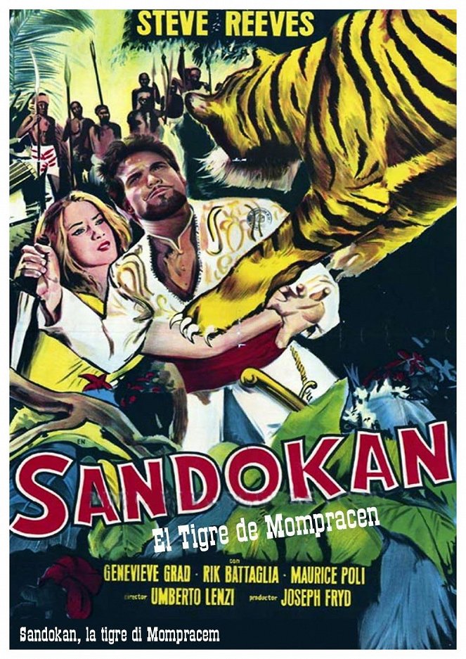 Sandokan, le tigre de Bornéo - Affiches