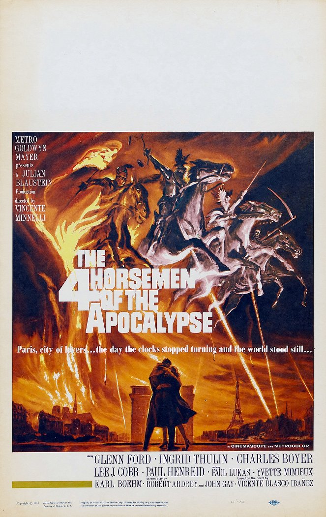 The Four Horsemen of the Apocalypse - Cartazes
