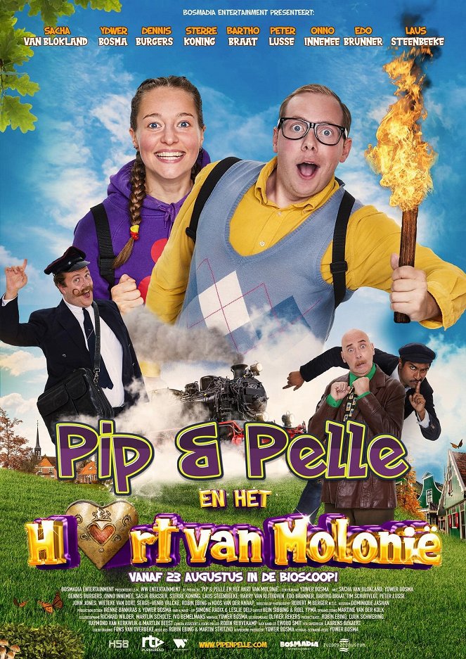 Pip & Pelle en het Hart van Molonië - Posters