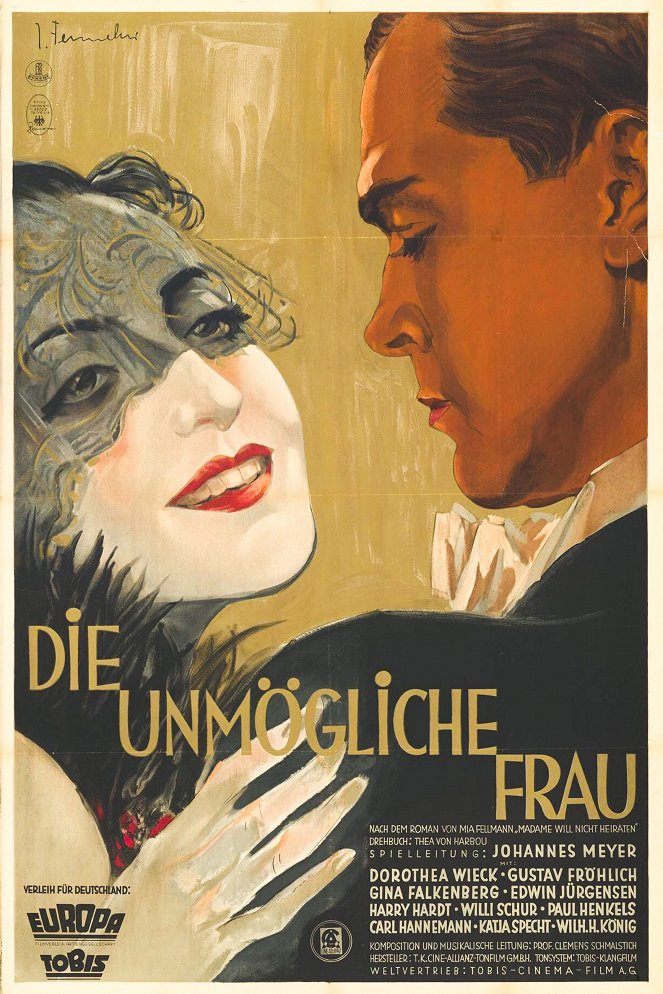 Die unmögliche Frau - Posters