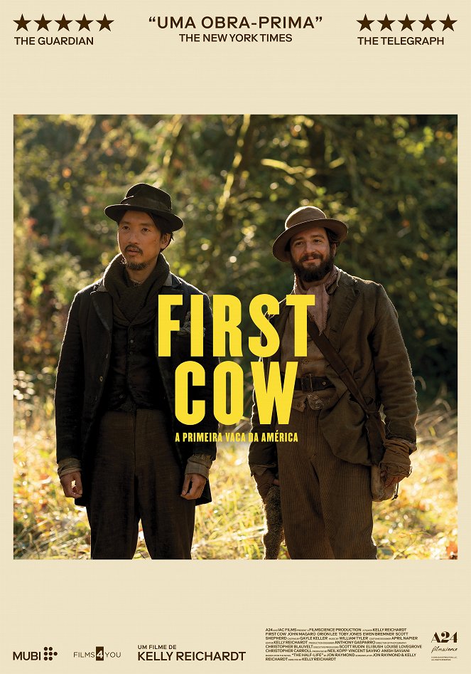 First Cow - A Primeira Vaca da América - Cartazes