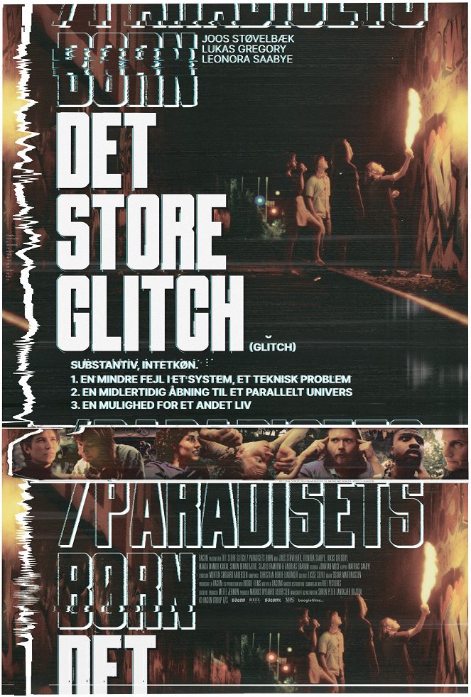 Det store glitch/Paradisets børn - Julisteet