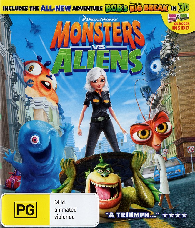 Monsters vs. Aliens - Posters