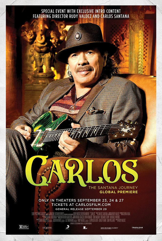 Carlos, la historia de Santana - Carteles