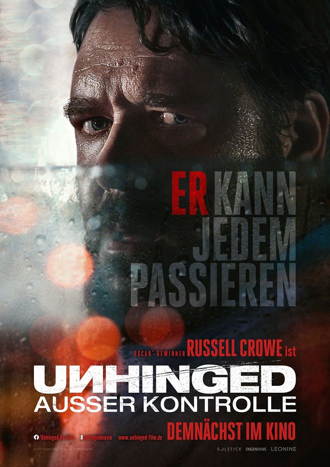 Unhinged - Ausser Kontrolle - Plakate