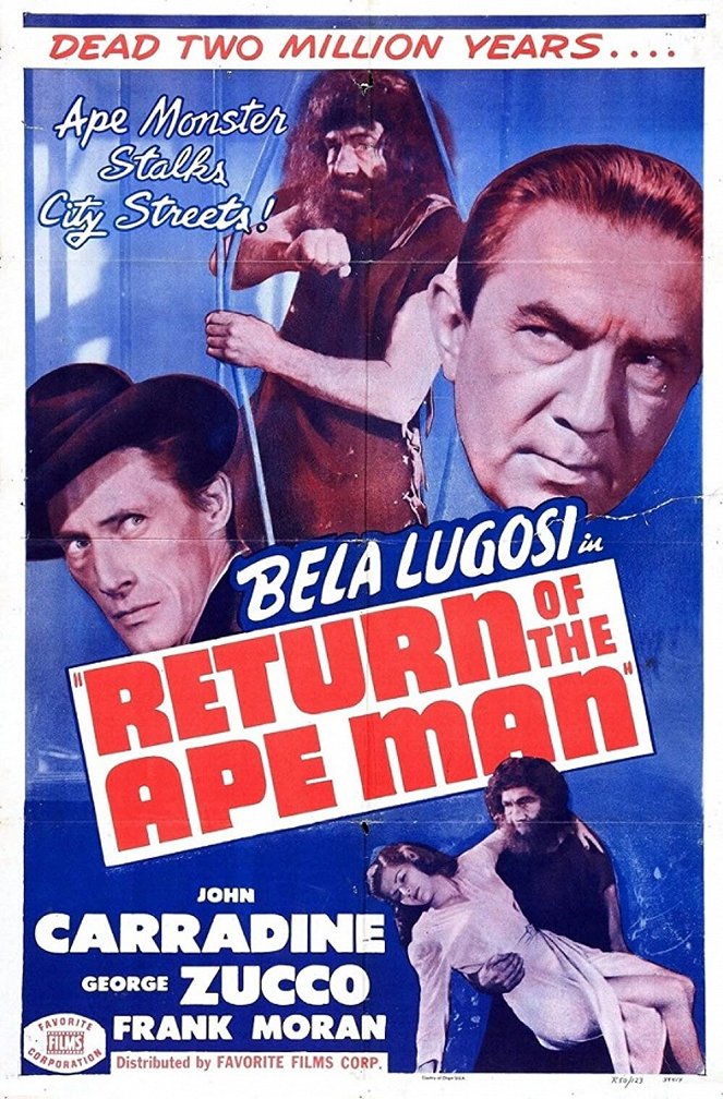 Return of the Ape Man - Posters
