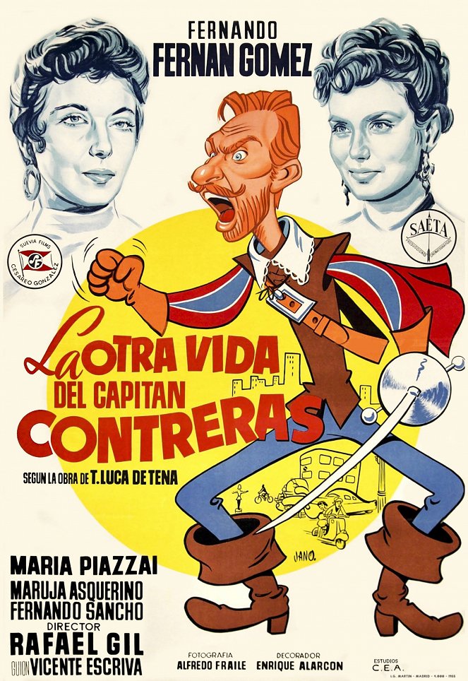 La otra vida del capitán Contreras - Cartazes