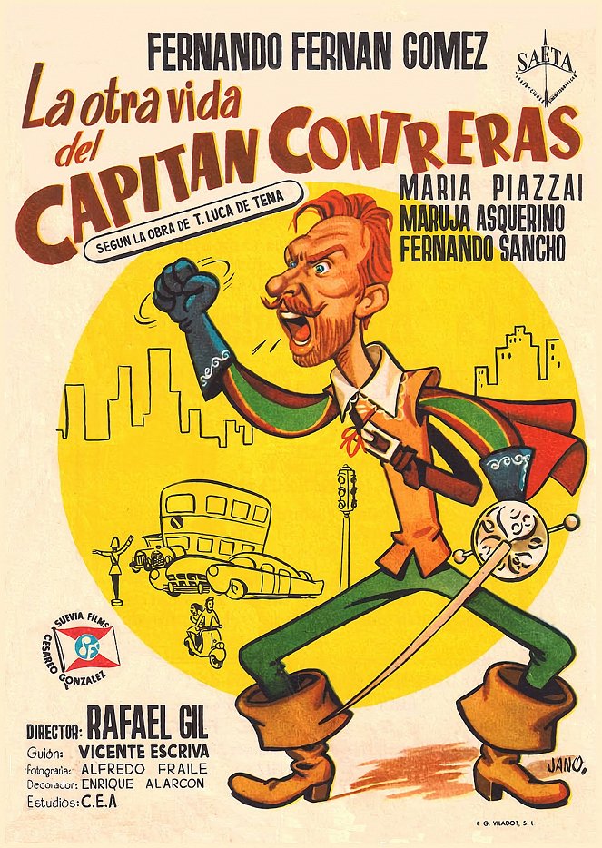 La otra vida del capitán Contreras - Plakátok