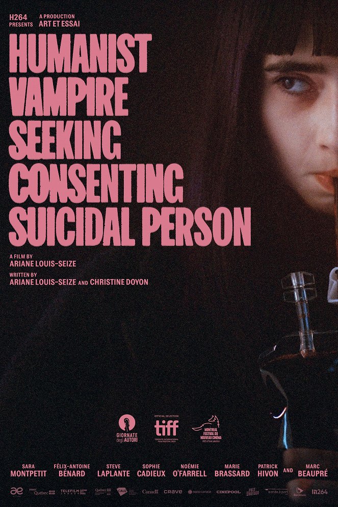 Humanitarna wampirzyca poszukuje osób chcących popełnić samobójstwo - Plakaty