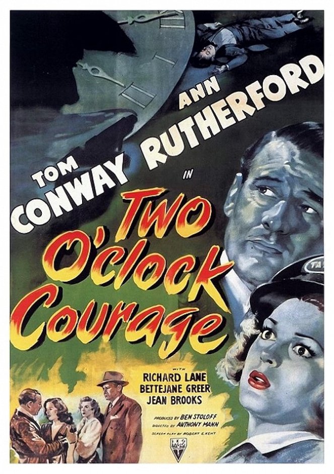 Two O'Clock Courage - Cartazes
