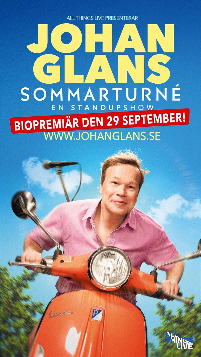 Johan Glans Sommarturné - En Standupshow - Posters