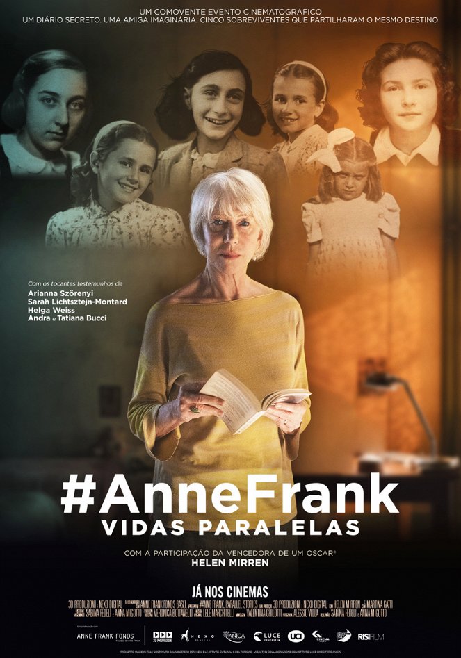 #AnneFrank - Vidas Paralelas - Cartazes