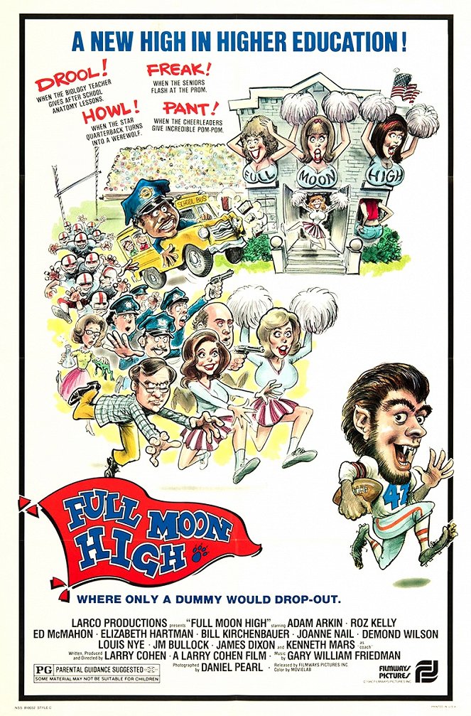 Full Moon High - Posters