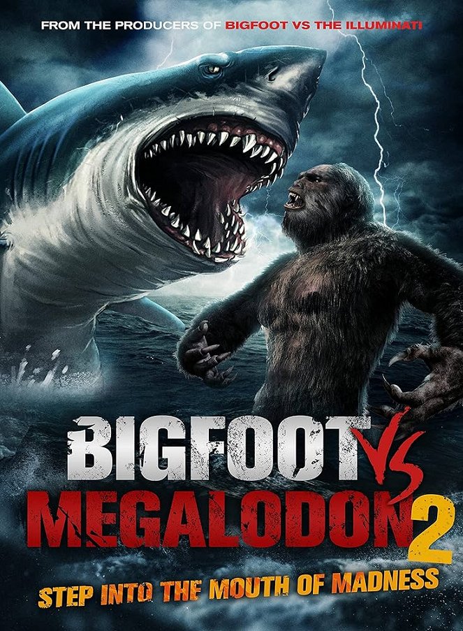 Bigfoot vs Megalodon 2 - Affiches