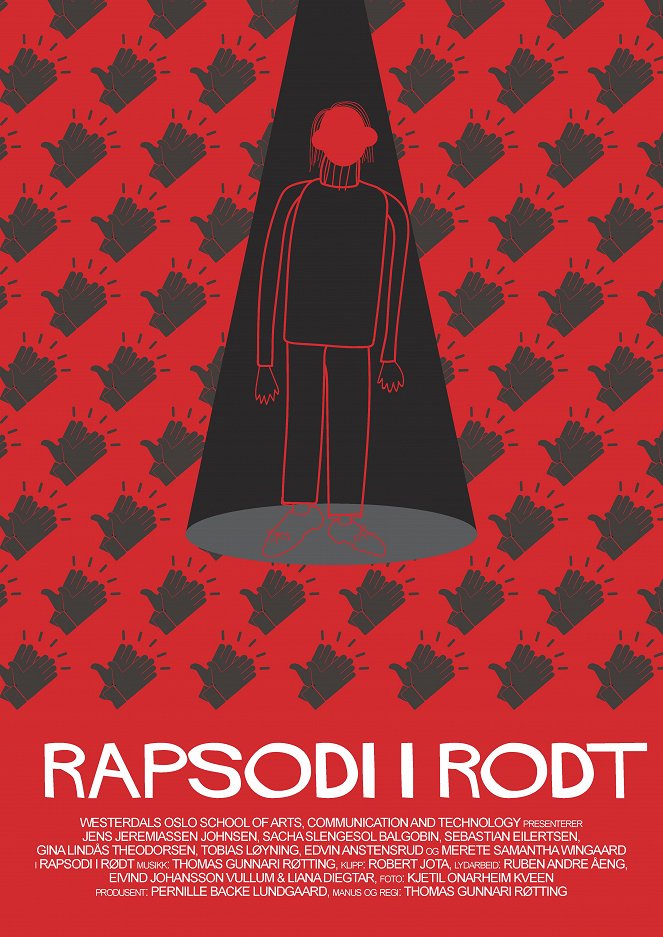 Rapsodi i rødt - Plakate
