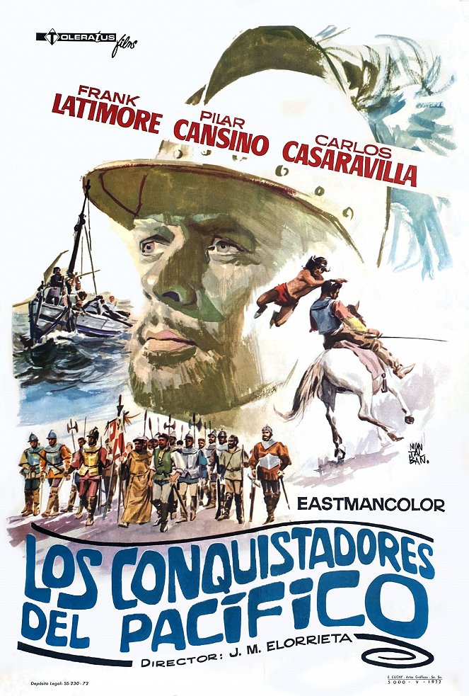 Los conquistadores del Pacífico - Plakate