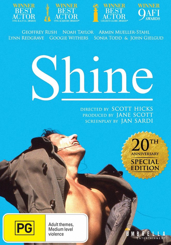 Shine, el resplandor de un genio - Carteles