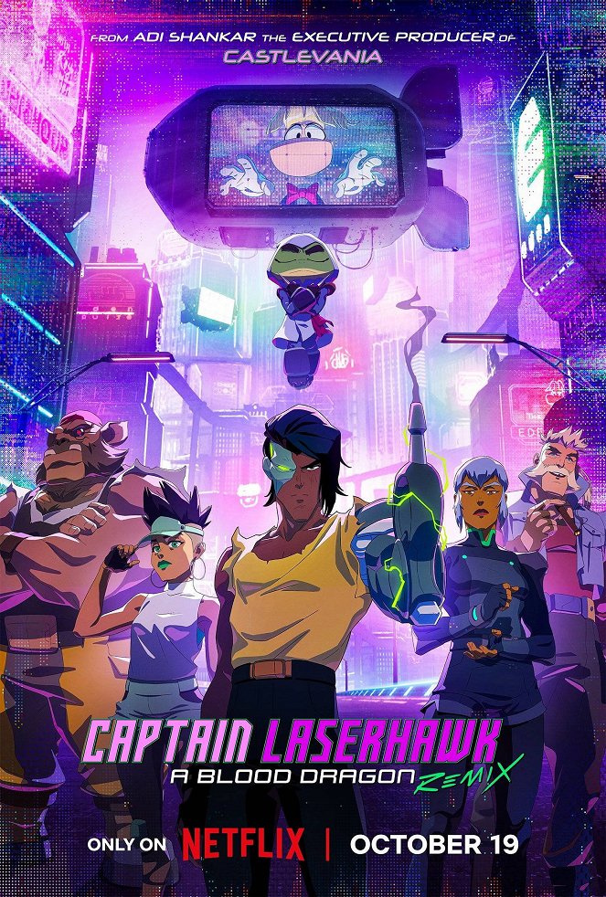 Captain Laserhawk: A Blood Dragon Remix - Plakaty