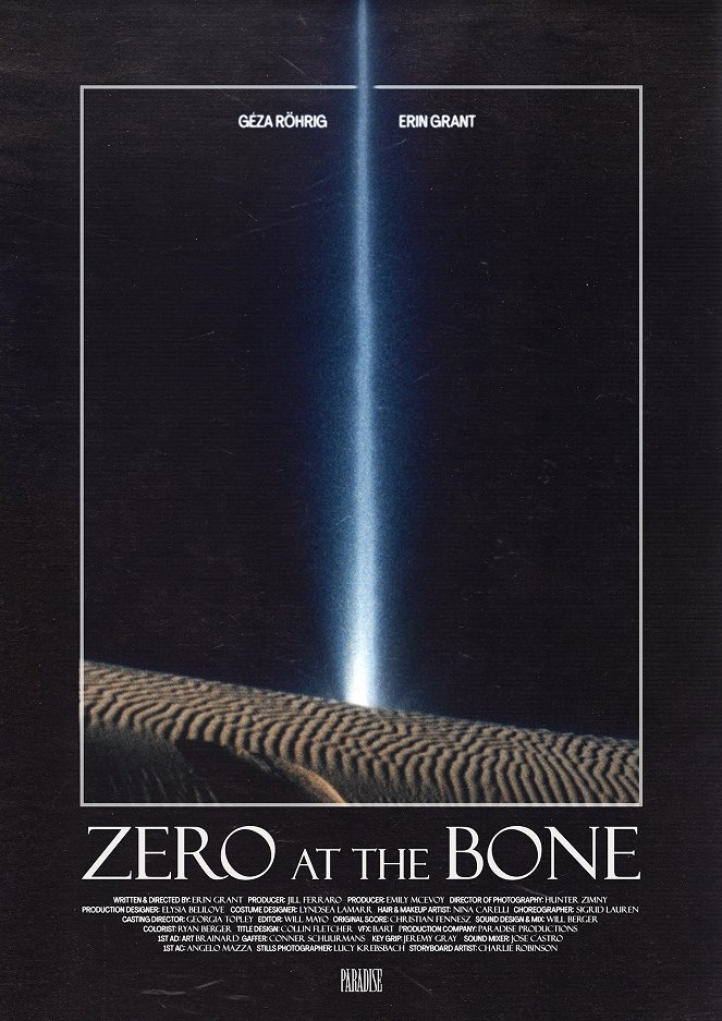 Zero at the Bone - Affiches