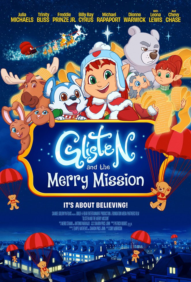 Glisten and the Merry Mission - Plakátok
