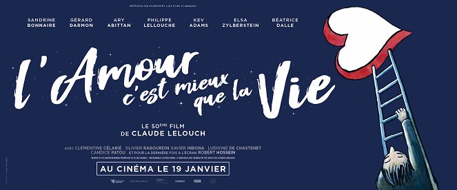 L'Amour c'est mieux que la vie - Affiches