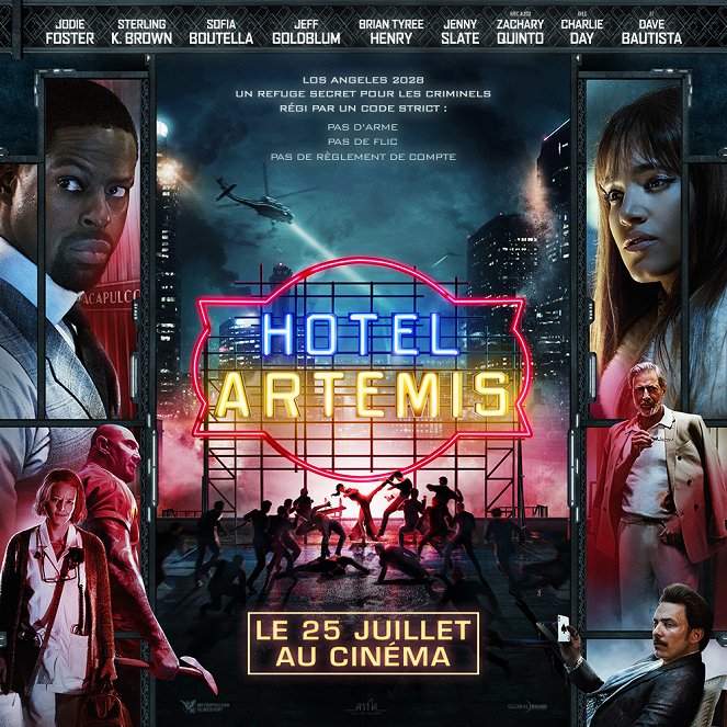 Hotel Artemis - Affiches
