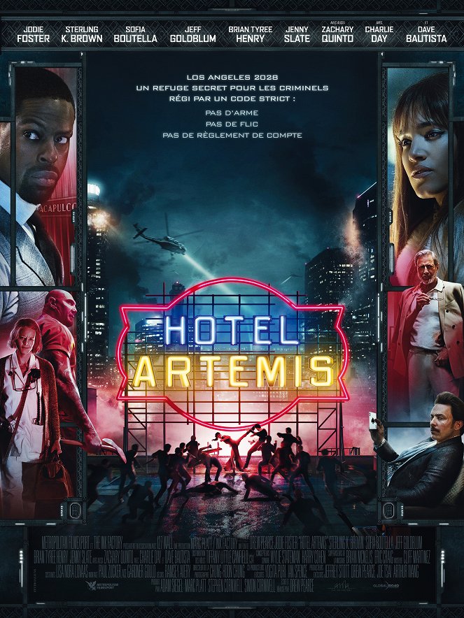 Hotel Artemis - Affiches