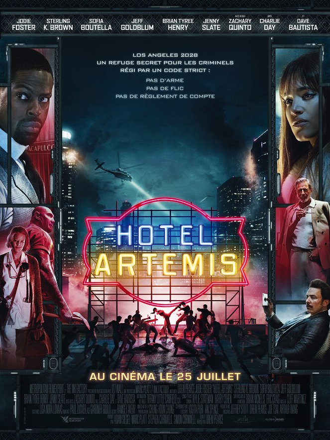 Hotel Artemis - Affiches