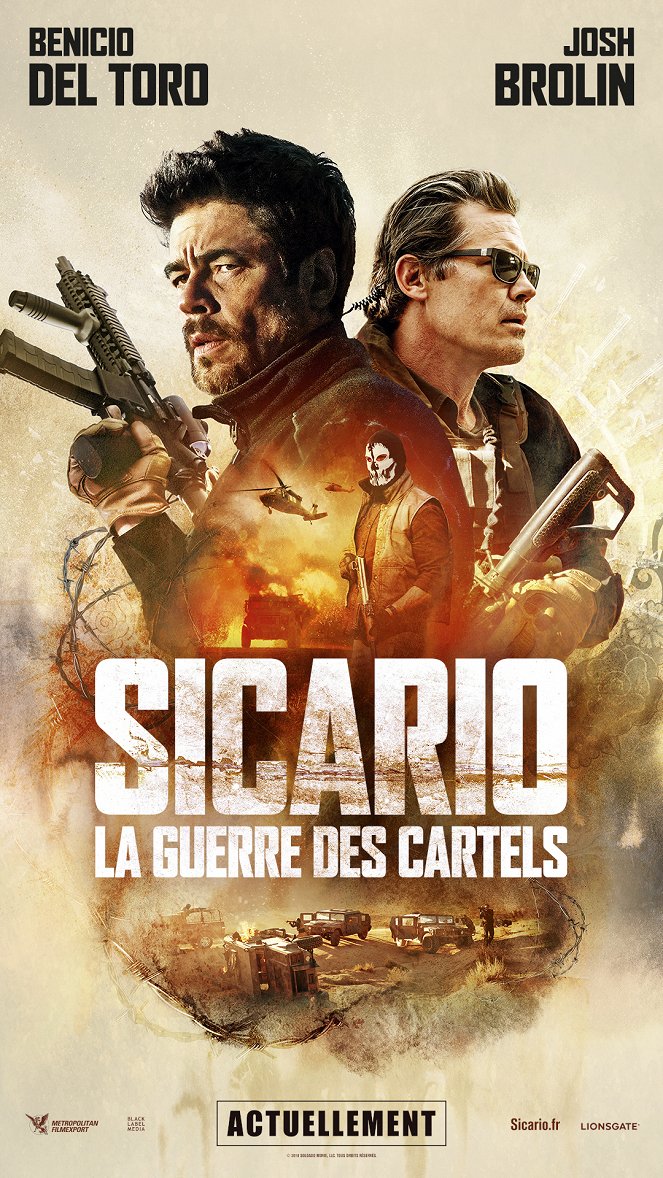 Sicario : La guerre des cartels - Affiches