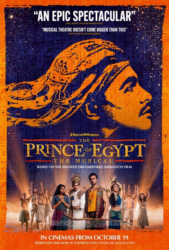 The Prince of Egypt: Live from the West End - Cartazes