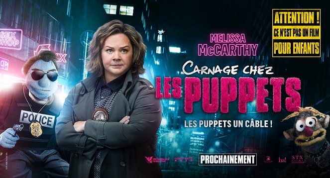 Carnage chez les puppets - Affiches