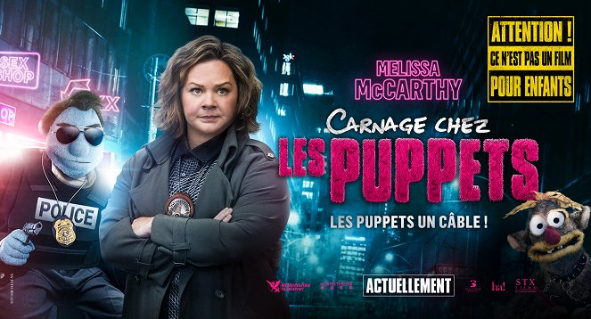 Carnage chez les puppets - Affiches