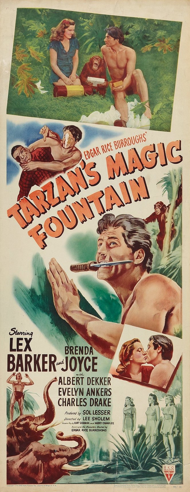 Tarzan's Magic Fountain - Carteles
