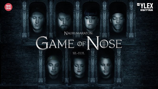 Naurumaraton: Game of Nose - Plakate