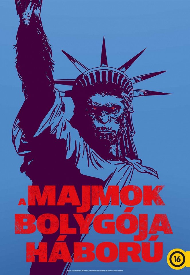 A majmok bolygója - Háború - Plakátok