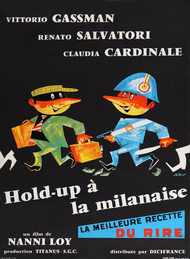Hold up à la milanaise - Affiches