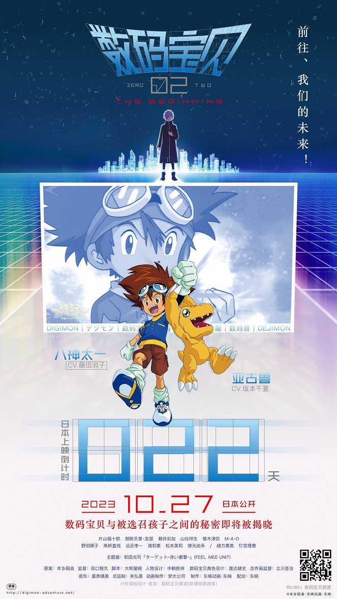 Digimon Adventure 02: O Início - Cartazes