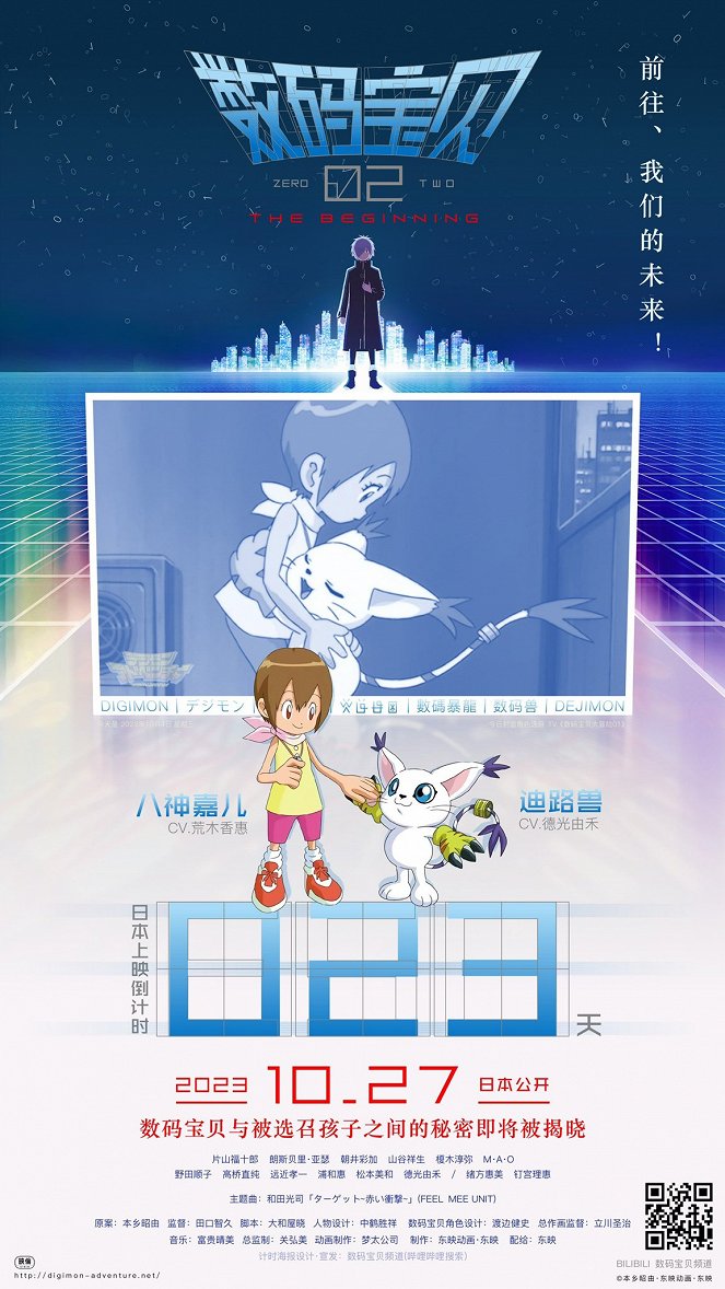 Digimon Adventure 02: The Beginning - Carteles