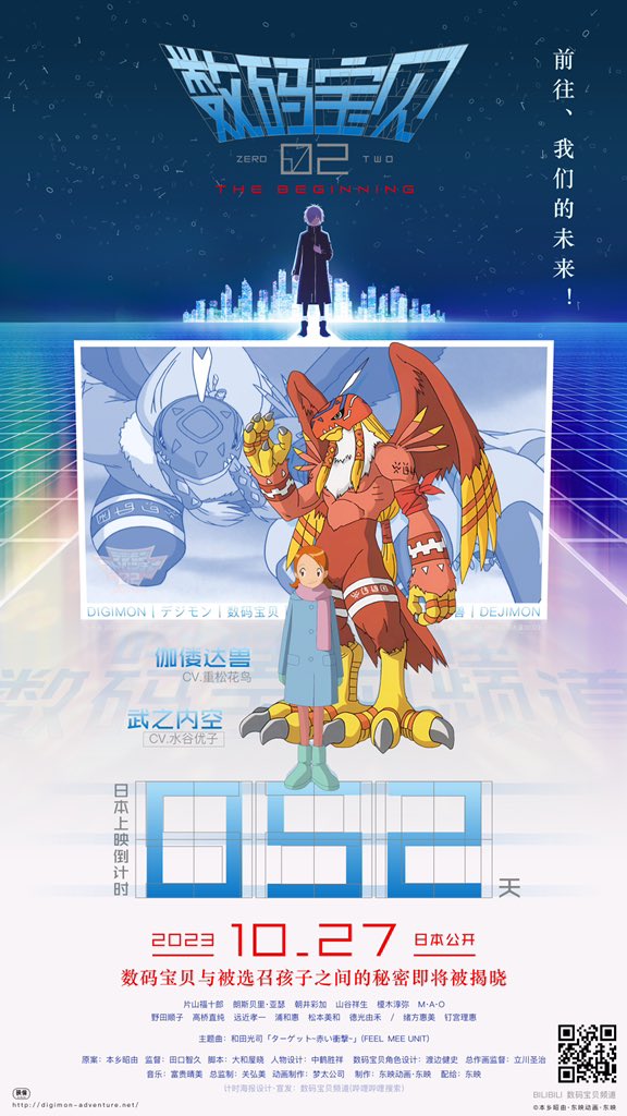 Digimon Adventure 02: O Início - Cartazes