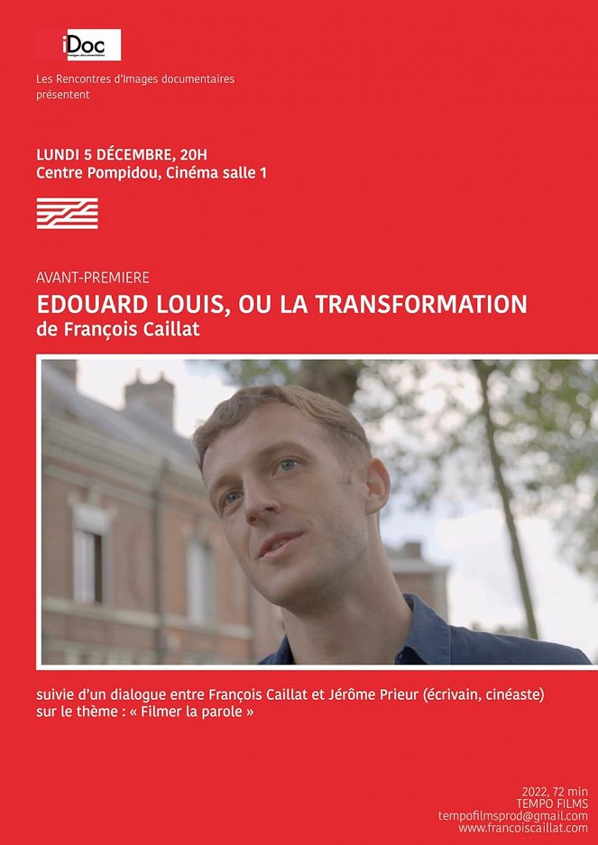 Édouard Louis, ou la transformation - Affiches